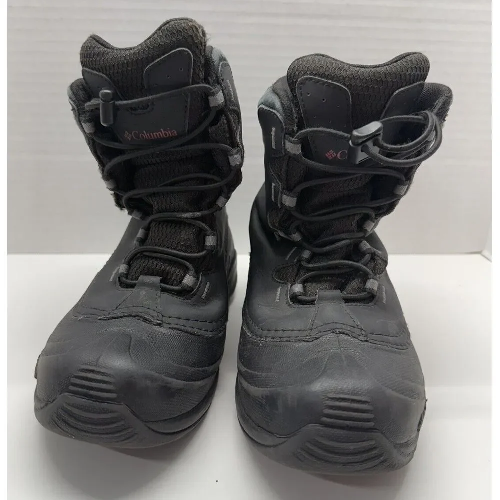 Columbia Bugaboot Snow Boots Kids Size 3 Black 200 Grams Insulated Waterproof‎